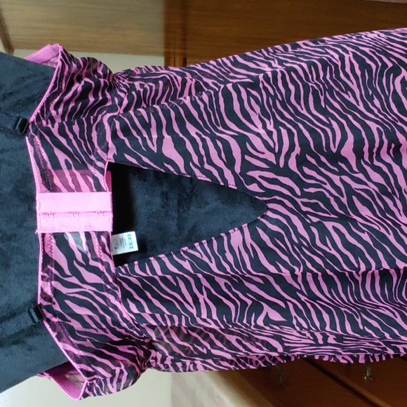 Indulgence Animal Print Bra Top Nightie 2X/40 NWOT - Picture 7 of 14